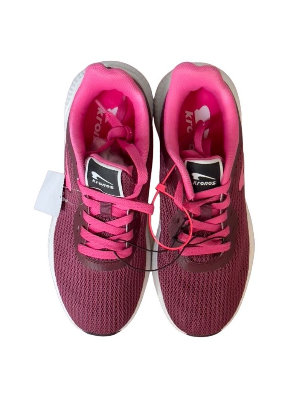 Kronos Shoes Athletic Pink Runner Light Weight Textile Sneakers Womens Eu 36 US - Picture 2 of 10